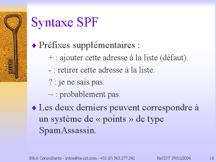 Syntaxe SPF