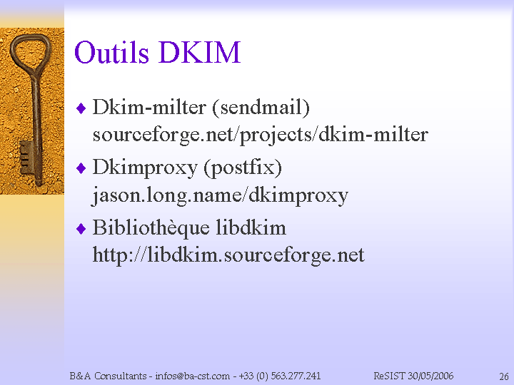 Outils DKIM