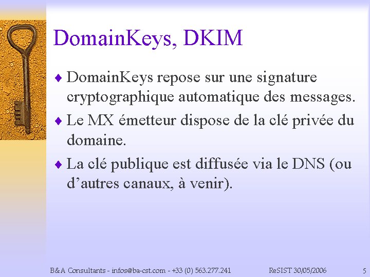DomainKeys, DKIM