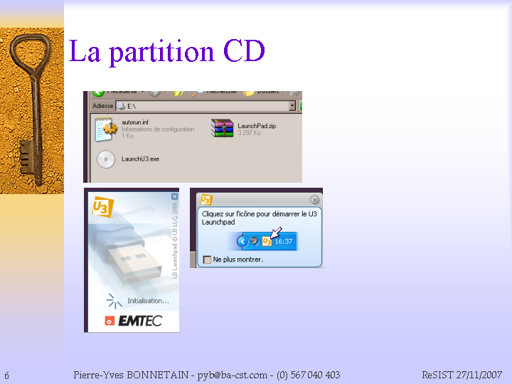 La partition CD